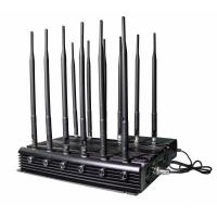 China 12 Bands Cellular Signal Jammer , GPS WIFI Cell Phone Disruptor Jammer Device on sale