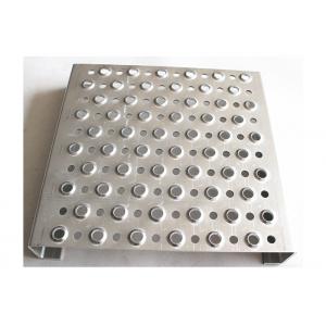 China Traction Tread Aluminum Grip Strut Grating With Round Hole For Platforms Walkway wholesale