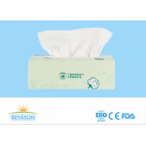 100% Cotton Custom Disposable Dry Wipes Free Chemical For Home / Hotel