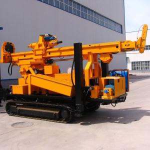 Pneumatic RC Drill Rig DTH Crawler Mounted For 280 Meters Depth