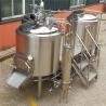 Plc Control Craft Beer Brewing Equipment , Commercial Beer Distillery Equipment