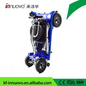 China automatic folding new light mobility scooter with aluminum frame and lithium battery  from chinese manufactory with CE supplier