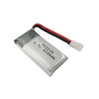 China High Discharge Rate 752035 3.7V 400mAh Drone Battery Pack on sale