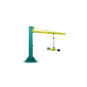 China 100 Centimeter Portable Floor Mounted Jib Crane , Glass Hoist Lifting Equipment supplier