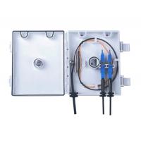 China Durable Wall Mount Termination Box , 2/4/6 Cores Fiber Optic Termination Cabinet on sale