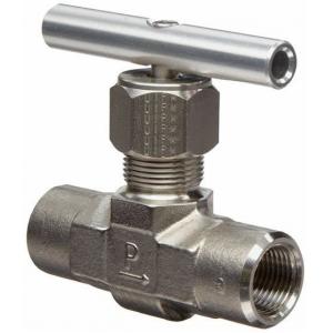 High Pressure Needle Valve Carbon Steel Needle Valve 1/2" MNPT X FNPT 60000 PSI For Water