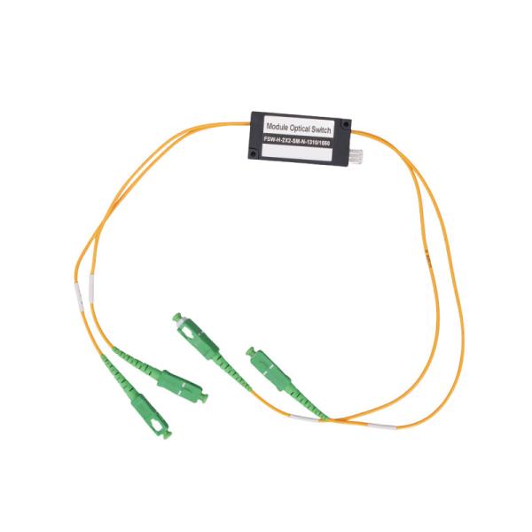 Quick Switching Dual 2x2 Bypass Mechanical Optical Switch Small Volume