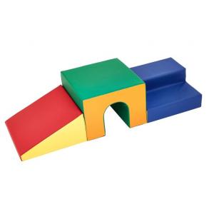 China Factory Direct  Ecr4kids Softzone Single Soft Foam  Play Tunnel  Or Climbers supplier