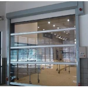 China Transparent Fast Roller Shutter Doors , Fast Acting Door Galvanized Steel supplier