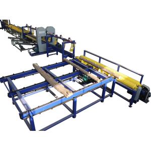China Linha de produção vertical gêmea de corte de madeira da serração da faixa para o diâmetro 350mm do log supplier