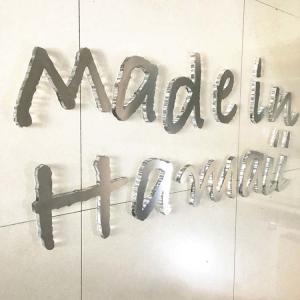 Business Logo Clear Plastic Letters For Signs Indoor Decoration