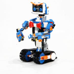 China High Simulation Remote Control Robot Toy 2.4G Intelligent Assembly Toy ABS supplier