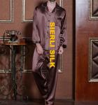 silk nightwear for men , fashinal silk pajamas for man  , high weight silk sleepwear for man