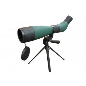 China Army Green Angled Spotting Scope Easy Cleaning With Blue Film Coating Lens supplier