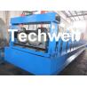 Hydraulic Cutting 5.5KW Secret Joint Roof Panel Roll Forming Machine With CE