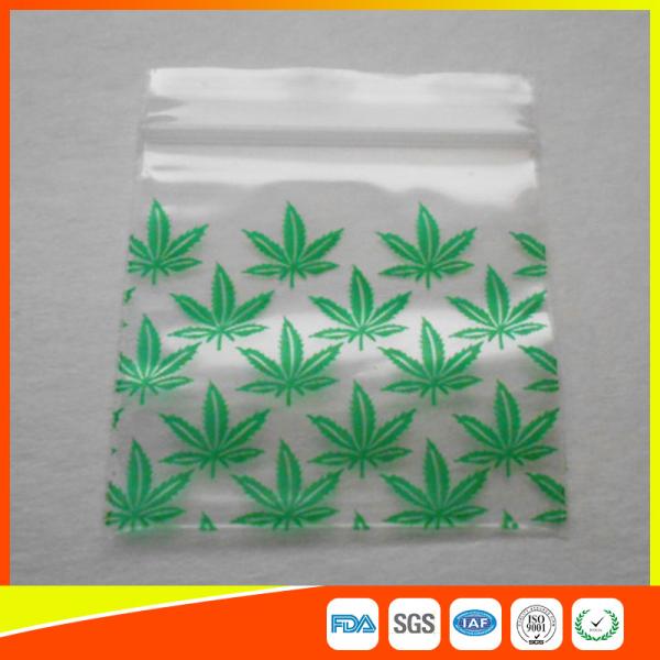 Reclosable Custom Printed Ziplock Bags / Plastic Packing Bag With Zipper