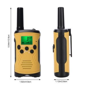 0.5W Walkie Talkie Toy VOX Two Way Radio Plastic ABS Material With Belt Clip