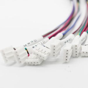 China Customized Electronic Atvs 4PIN Cable Assembly 2.54mm Wire Auto Cable Loom Wiring Harness wholesale