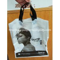 China Promotional Plastic Handle Bag With Logo , Printed PE Packaging Tote Bag on sale