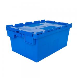 Returnable Solid Style Container PP/PE Large Plastic Moving Crate for Customized Logo