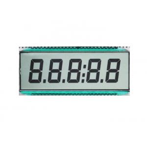 China Monochrome Lcd Segment Display HTN LCD Display Module With White LED Backlight supplier