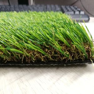 China Césped artificial al aire libre Brown Tan Synthetic Popular Mat PP PE del jardín supplier