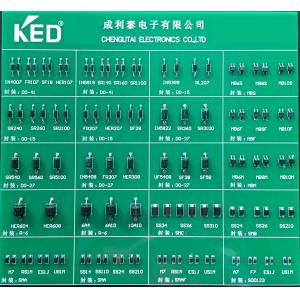 China Schottky Barrier Rectifier Diode 1A 1N5817 Thru 1N5819 Do-41 Package supplier