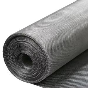 22 Mesh 0.2 Mm Steel Woven Wire Mesh 304 Invisible Window Screen