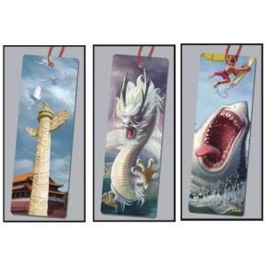 PLASTIC LENTICULAR custom lenticular bookmark pp pet pvc 3d lenticular bookmarks printing manufacturer