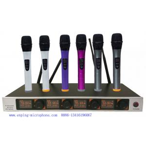 China UM-4000  four channels VHF wireless microphone with screen  / micrófono / good quality supplier