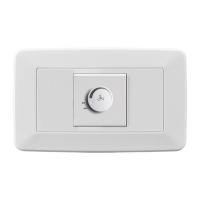 China White Electronic Dimmer Switch Flame Resistant Dimmable Light Switch Long Usage Life on sale