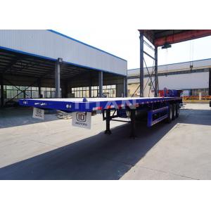 China Heavy duty 60 ton container semi-trailer Flat-bed trailer  - TITAN VEHICLE supplier