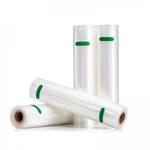 China 2 Rolls Pack Commercial PA Nylon Vacuum Pack Embossed Storage Vacuum Seal Sealer Bag Rolls For Food supplier