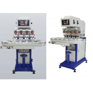 4 Colors Ink Cup Pad Printing Machine For Sticker / Plastic Cup