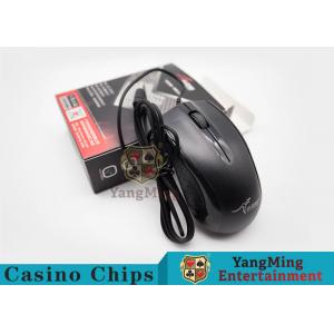 China Electronic Baccarat Gambling Systems Casino Optical Mute Wired Gaming Mouse supplier