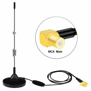 MCX Magnetic Radio Antenna Combined Vehicle Mounted AM/FM DAB Screw Thread