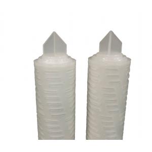 China 0.1 - 20um OD 68.5mm PP Pleated Filter Cartridge For RO Water Treatment supplier