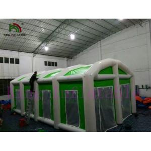 China Green / White Waterproof Giant Inflatable Event Tent Easy Set Up And Dismantle supplier