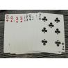 Custom Printed Poker Playing Cards , Linen Finish Matte Poker Games Cards