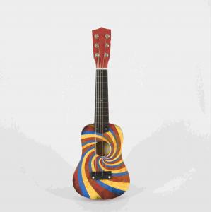 Children Soild Wood Ukulele Musical Toys , Kids Musical Instruments With Accessories