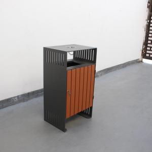 China 70L Outdoor Recycle Garbage Cans Recycle Plastic HDPE Material With Ashtray supplier