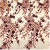 China Beaded Handmade 3D Embroidery Lace Fabric 1 Yard Length wholesale