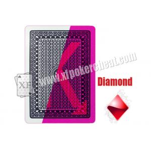 China Magic Show Plastic Invisible Playing Cards 4 Index Face For Entertainment supplier
