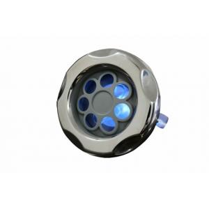 China 5” LED Pulsating Stream Massage Hot Tub Jets With Stainless Steel Cover Triangle Hot Tub Spa supplier