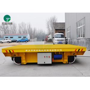 China Long Distance Interbay Transport Motorized Cable Drum Power Transfer Trolley for Steel Pipes Handling supplier