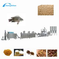 China 6-10ton Floating Fish Feed Production Line 0.75-3kw Fish Food Processing Line on sale