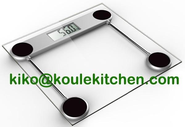 Electronic Body Weight Scale, Cheap Glass digital Bathroom Scales