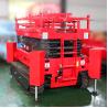 China 4-14m Self Propelled Track Scissor Lift Mobile Hydraulic Electric Lifting Scaffold Work Platform wholesale