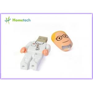 Fashion Cartoon Doctor Character USB Drives Flash Memory Stick 2.0 4GB