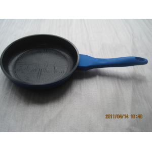 China frigideiras não-aderentes de alumínio de 20CM com pintura resistente ao calor azul supplier